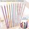 11 Pcs Long Crochet Hook Set,  Tunisian Crochet Hooks Multicolor Afghan Crochet Needles for Crocheting, 2mm(B)-8mm(L), Great Knitting & Crochet Supplies Tool Set for Beginner, Crocheter & Knitter